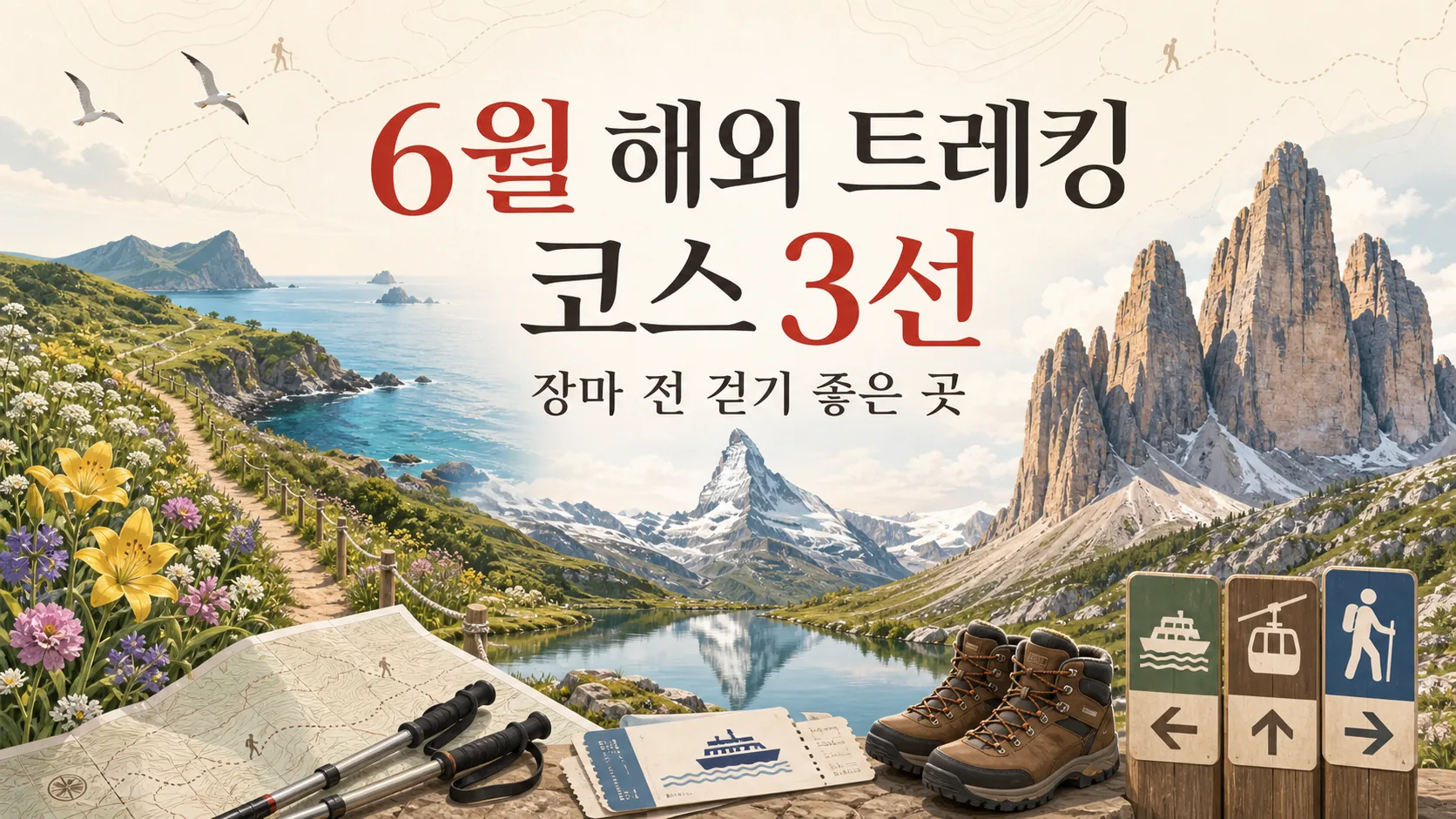 6월 해외 트레킹 코스 3선 — 장마 전 어디가 맞나