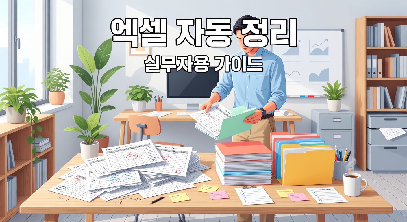 AI 엑셀 데이터 자동 정리 — 실무자용 단계별 가이드