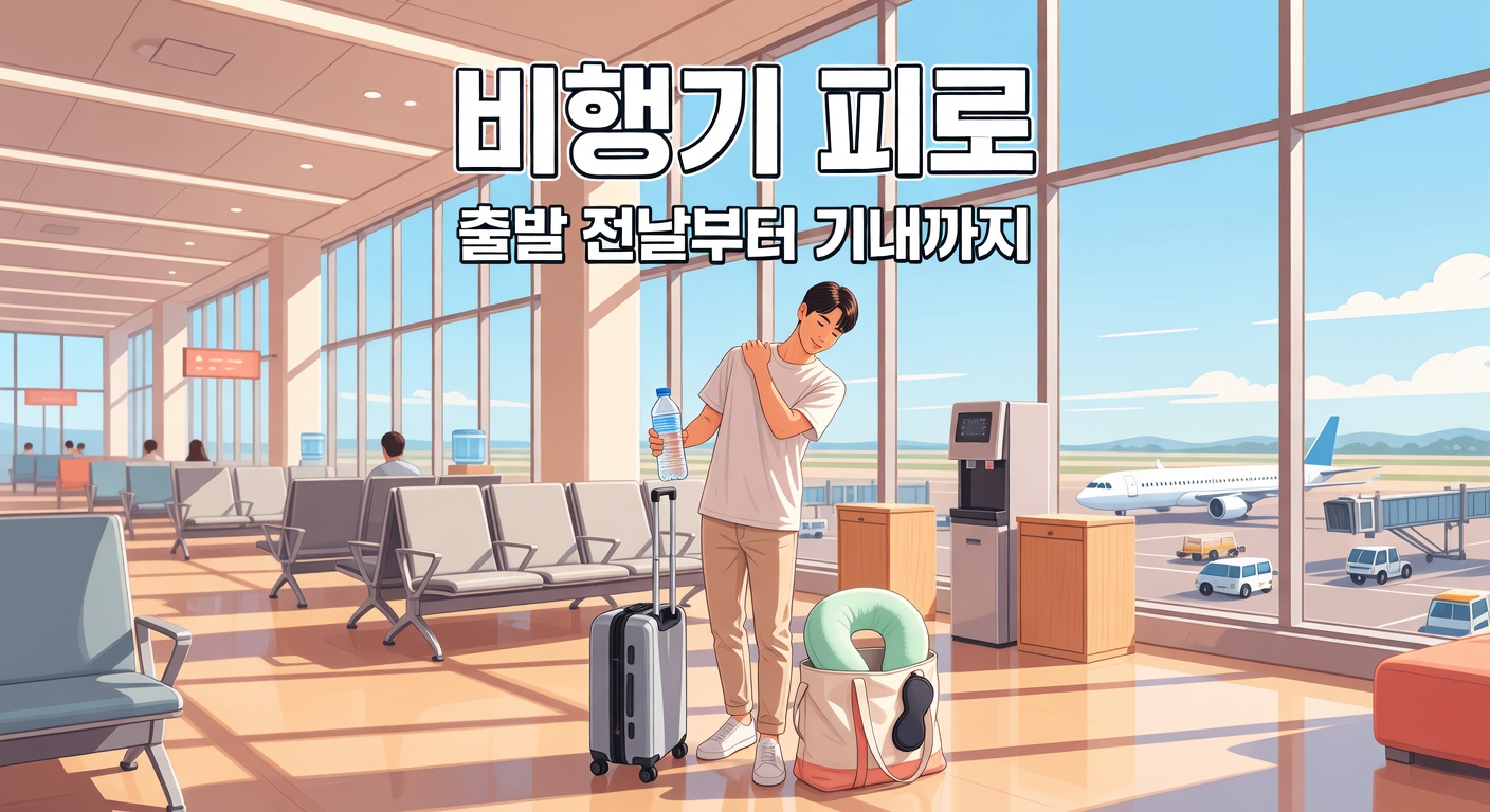 비행기 피로 줄이는 준비법 — 출발 전날부터 기내까지