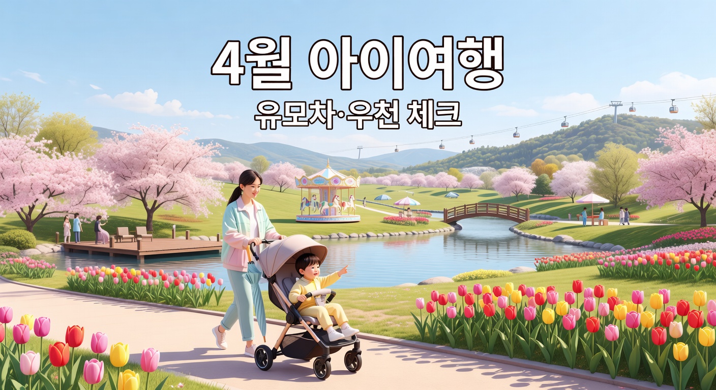 4월에 아이와 가기 좋은 국내여행지 — 체험·유모차·우천 대안까지