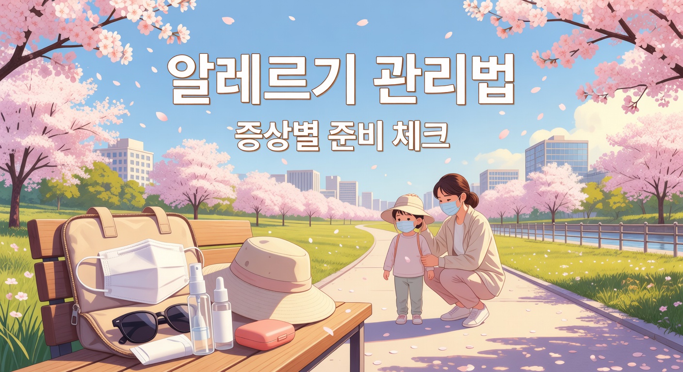 어린이 봄나들이 알레르기 관리법 — 증상별 준비 체크리스트