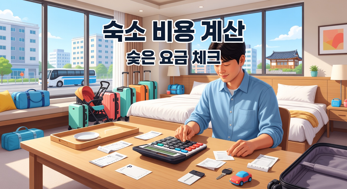 4인 가족 숙소 1박 실제 비용 계산 — 숨은 요금까지 체크