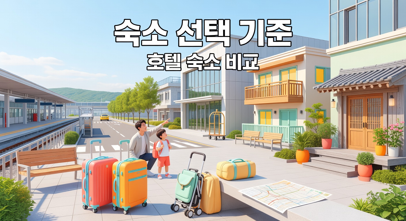 가족 여행 숙소 선택 기준 — 호텔·에어비앤비·게스트하우스 비교