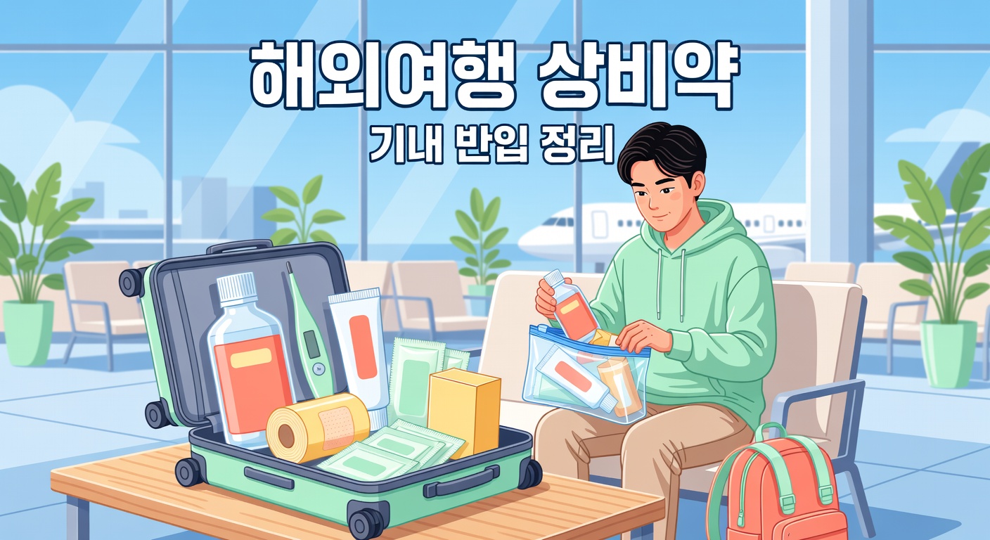 아이랑 해외여행 상비약 — 연령별 체크리스트와 기내 반입 정리