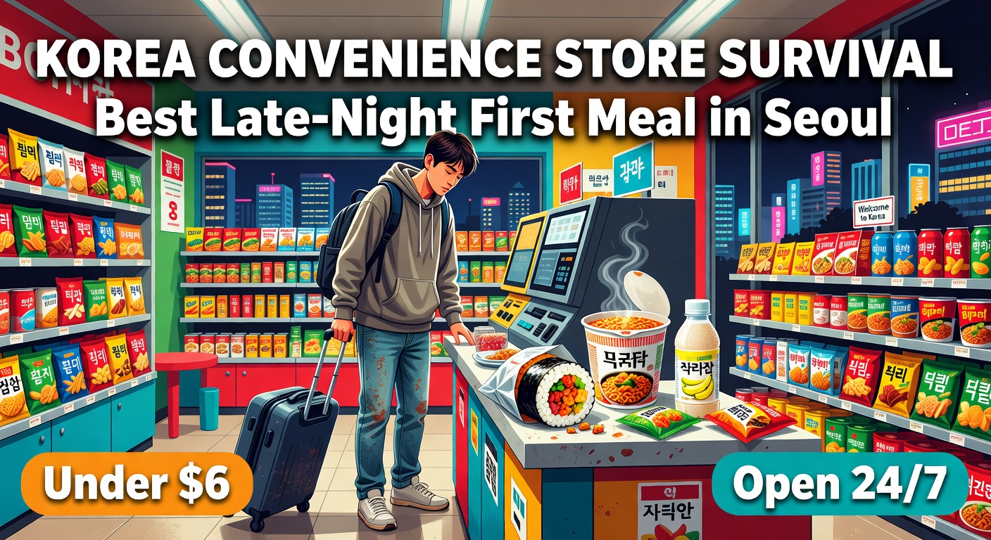 Korean Convenience Store Foods — Your First Night Survival Guide