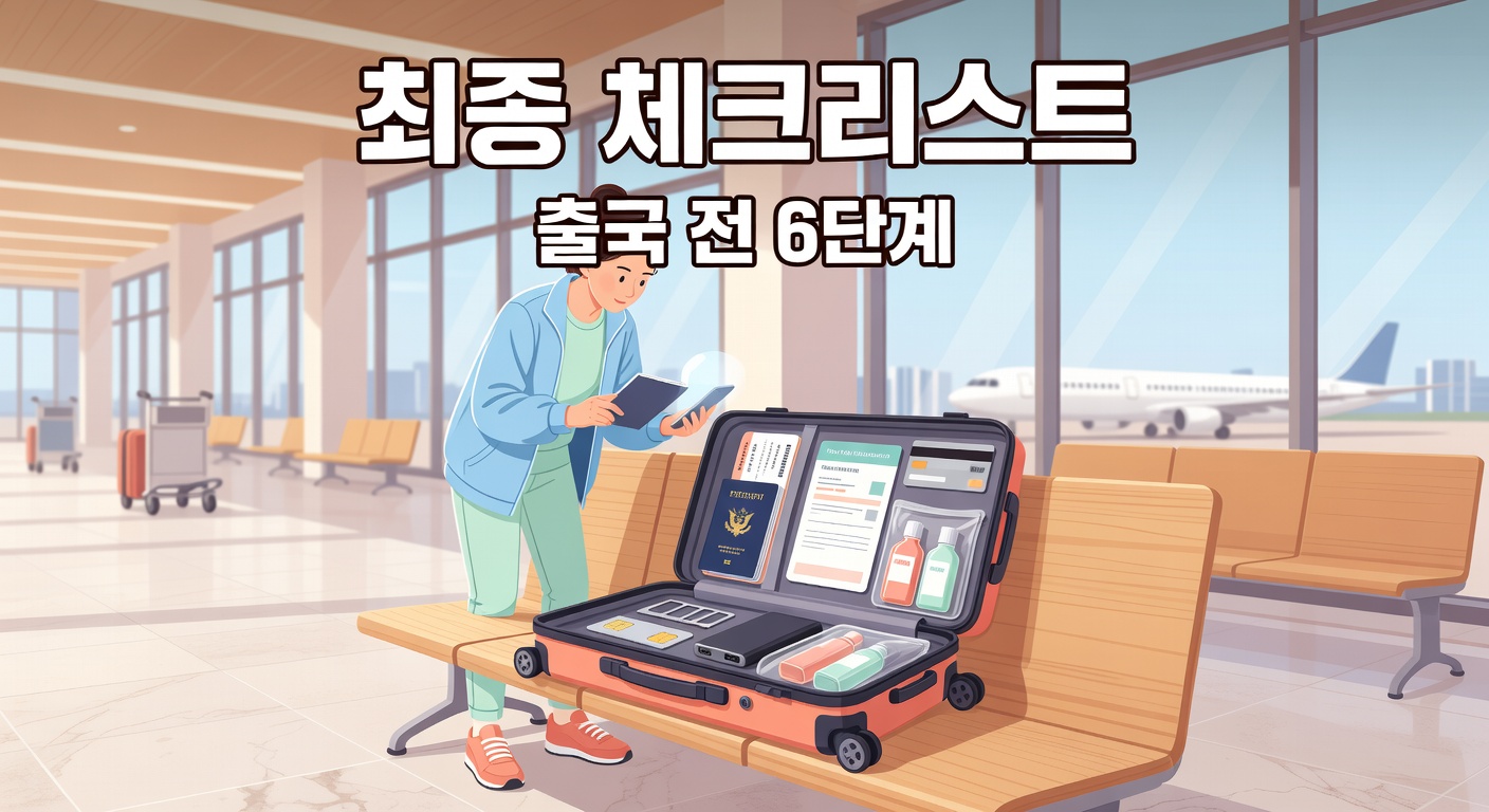 해외여행 출발 직전 체크리스트 — 서류·결제·통신·보험·짐