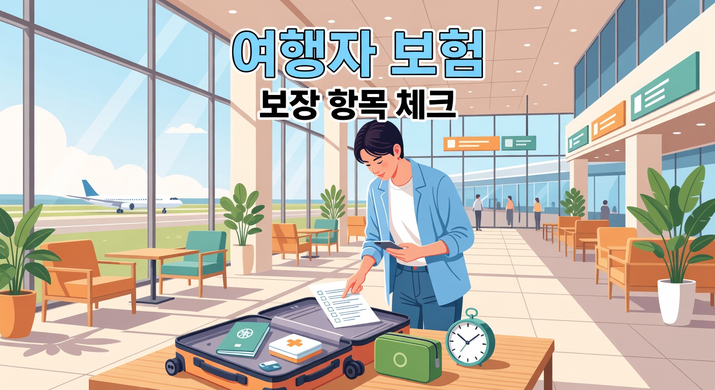 해외여행 여행자 보험 가입 기준 — 보장 항목별 선택 체크리스트