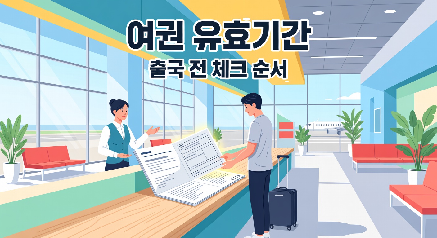 해외여행 여권 유효기간 6개월 확인 — 출국 전 체크 순서