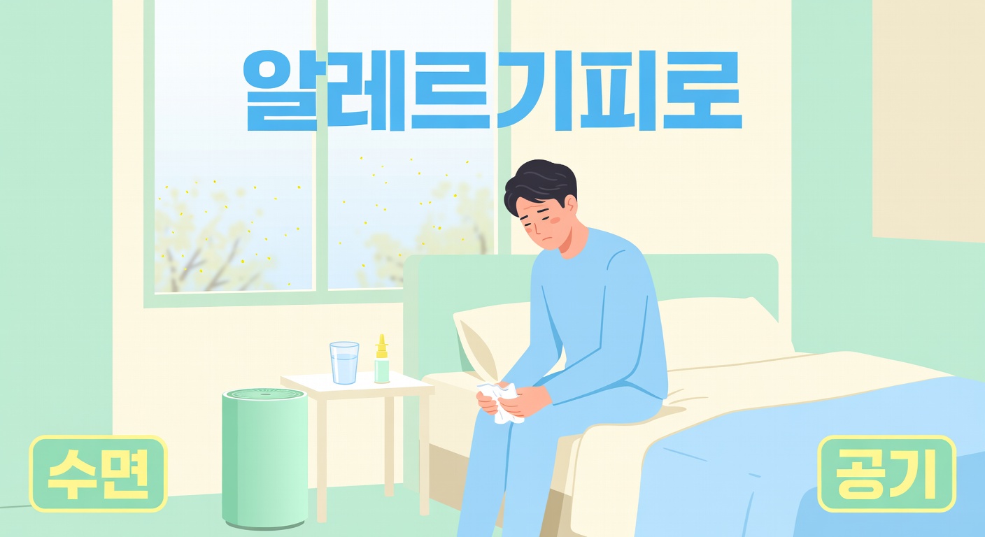 봄철 알레르기 피로 관리법 — 수면·공기·약 타이밍 체크리스트