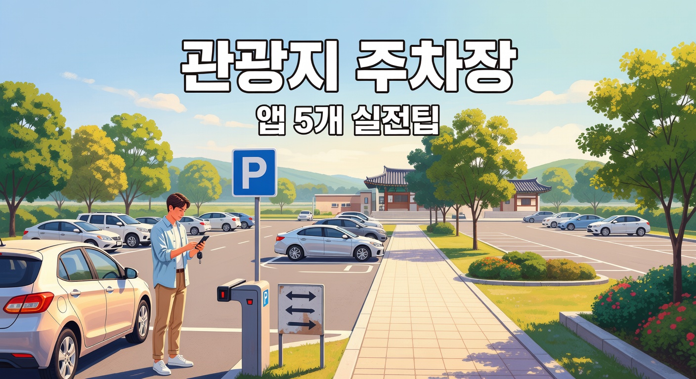 관광지 주차장 미리 찾는 법 — 앱 5개와 실전 팁