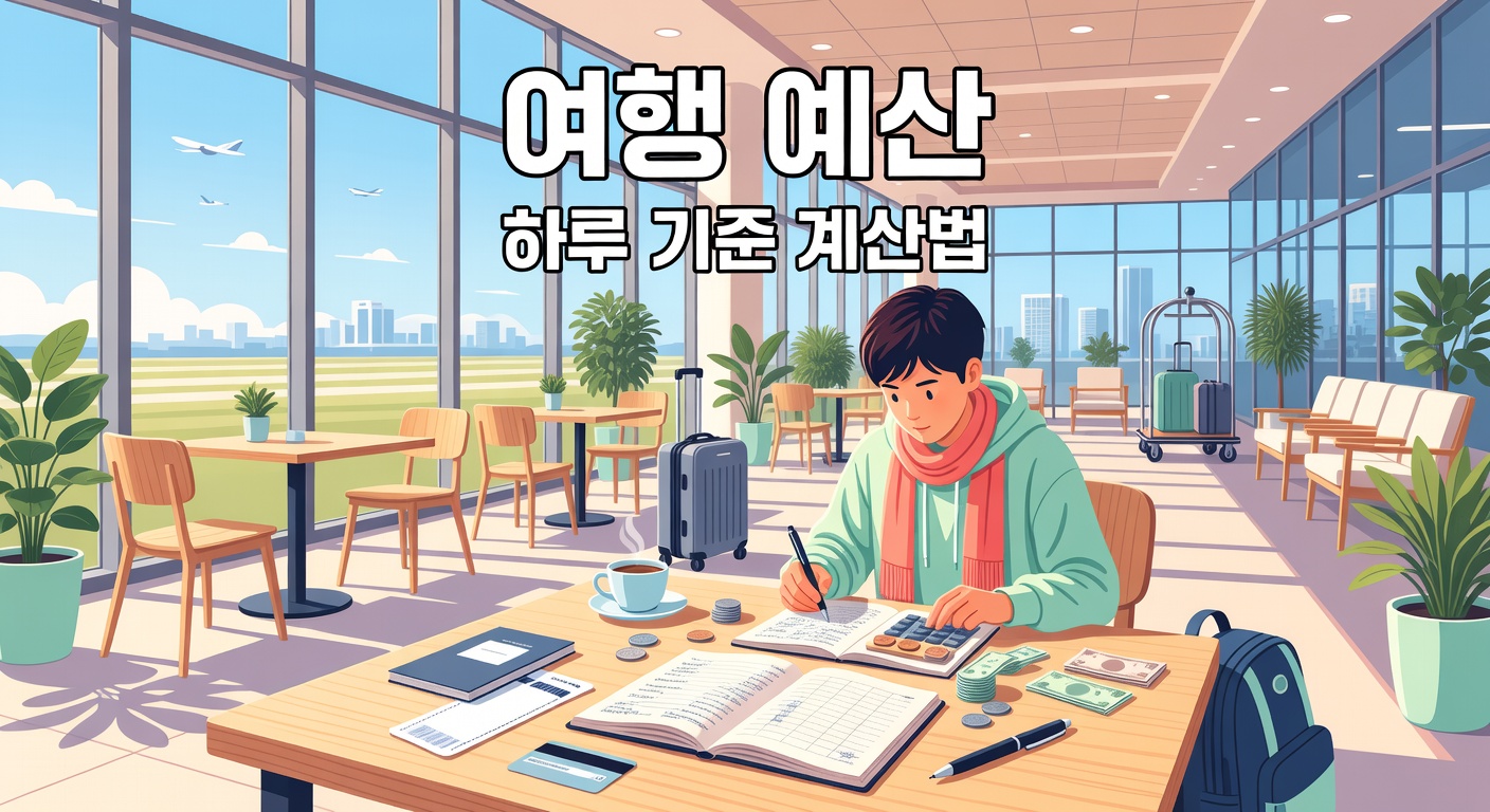 여행 예산 하루 기준 계산법 — 항목별 실전 가이드