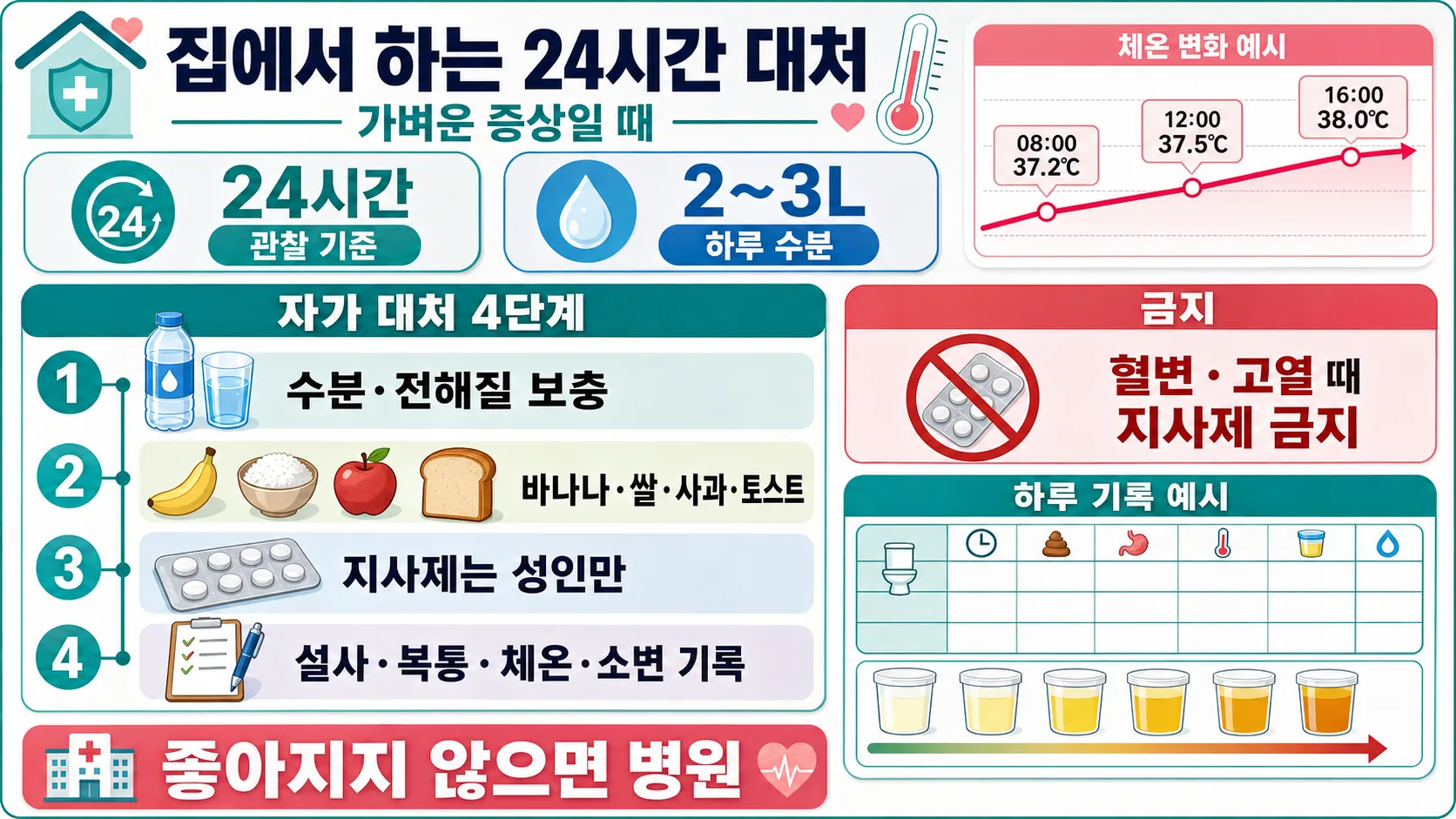 24시간 자가 대처