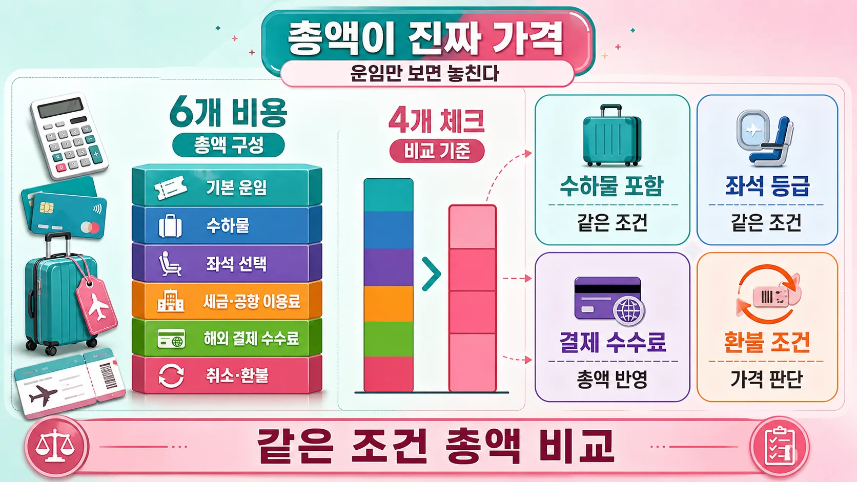 총액 비교