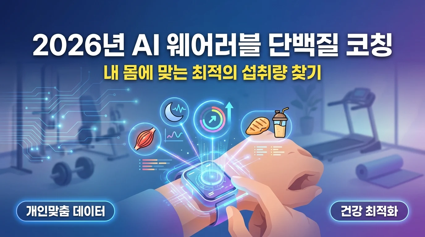 2026년, AI 웨어러블로 단백질 섭취를 더 똑똑하게 맞추는 법