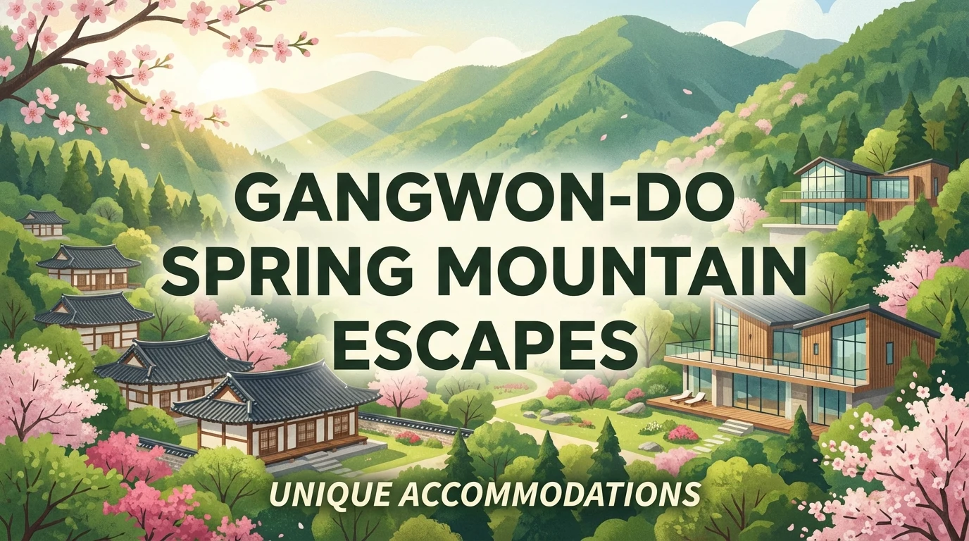 Gangwon-do Mountain Escapes: Spring Stays That Are the Experience