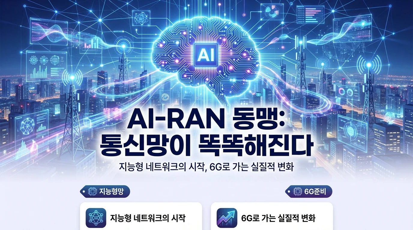 기지국이 AI를 품는다 — 국내 통신 3사의 AI-RAN 전략