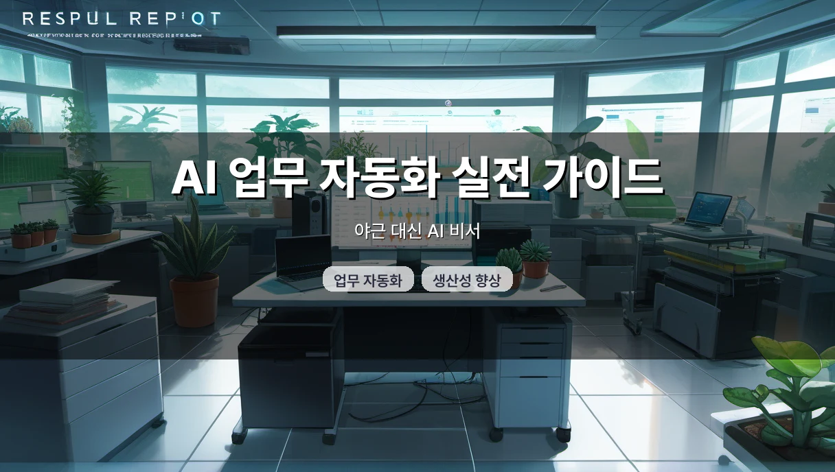 AI 업무 자동화, 어디서부터 바꿔야 할까? 직장인을 위한 실전 가이드