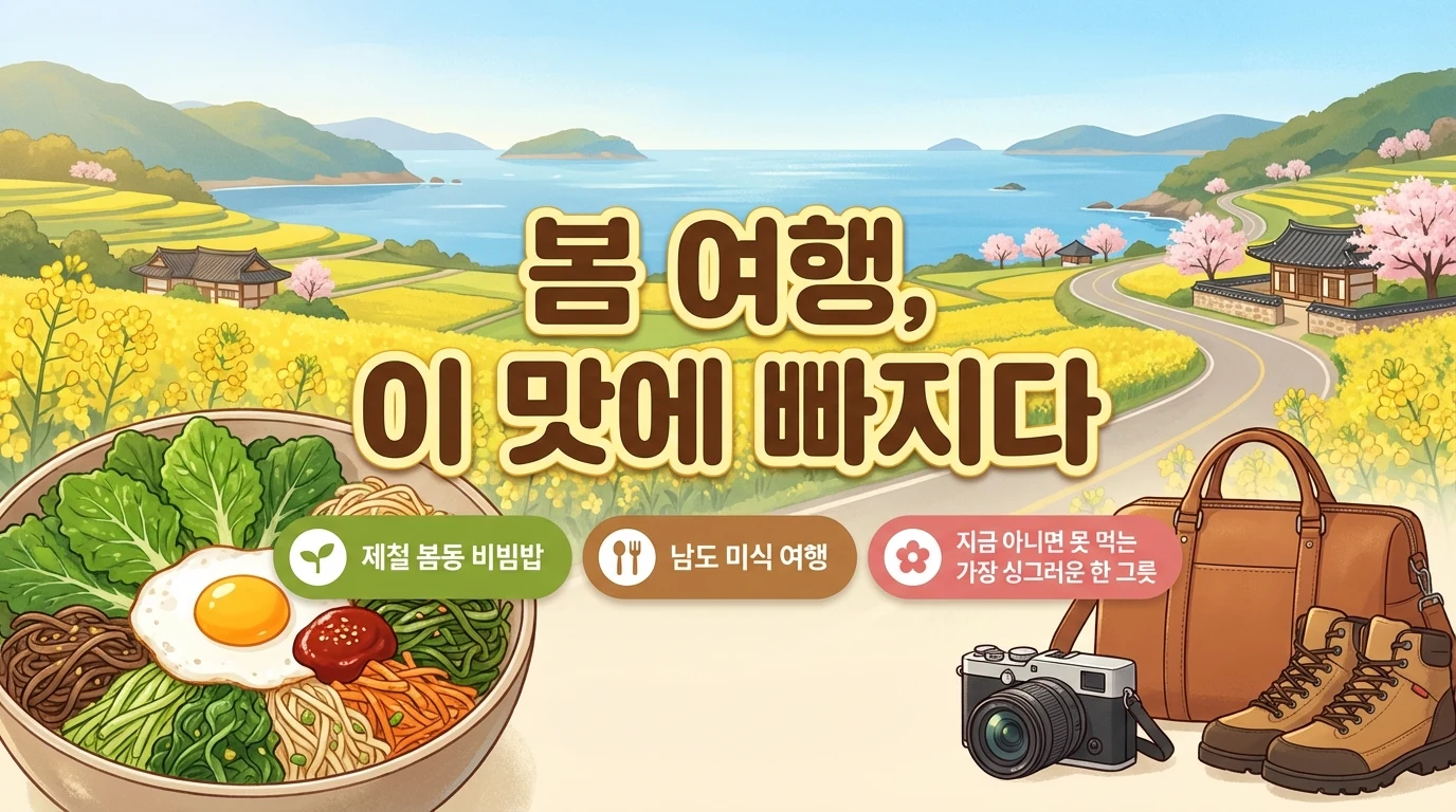 봄동 비빔밥, 3월이 지나면 사라지는 한 그릇