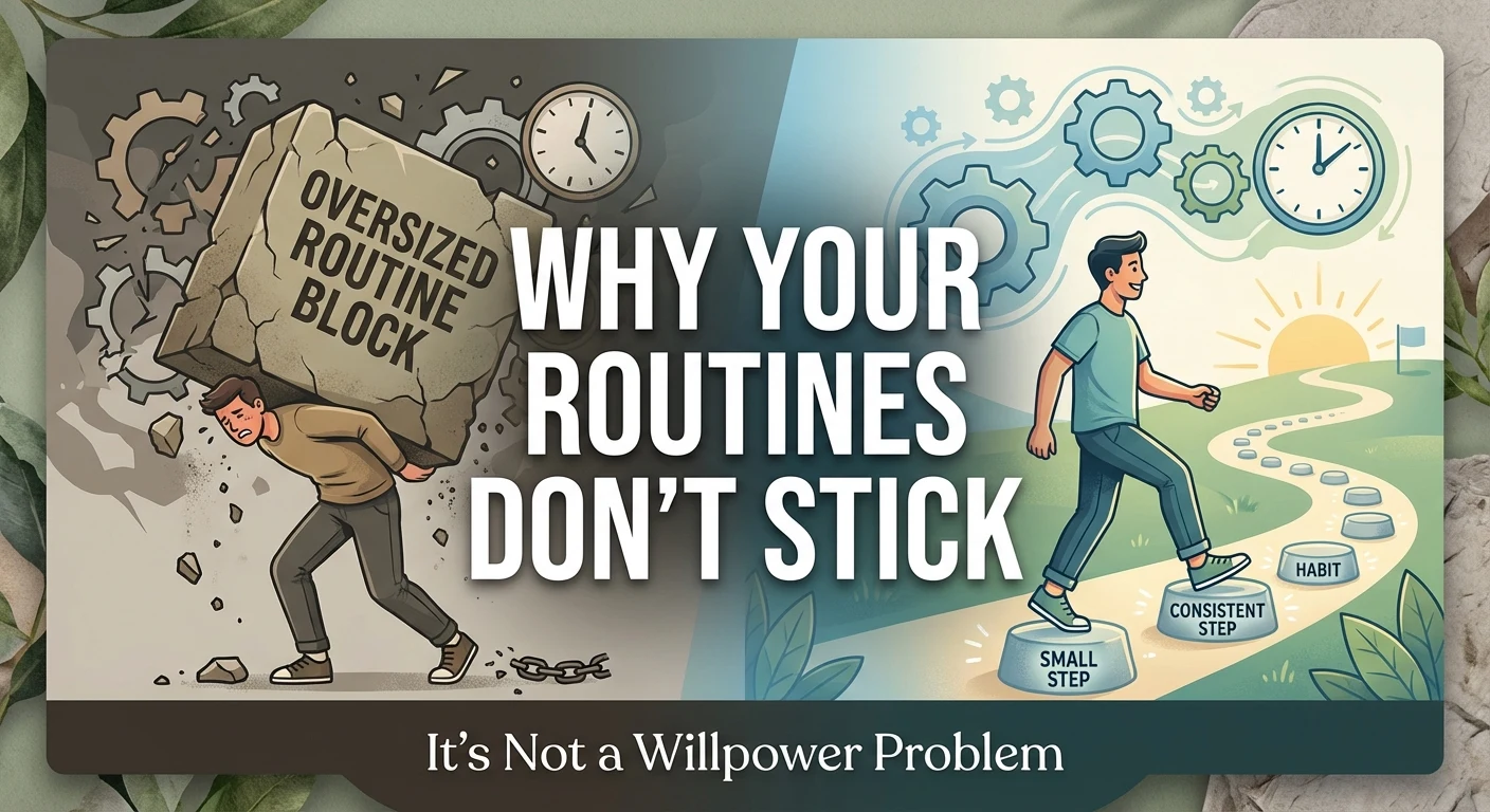 Why Your Routines Don't Stick (It's Not Willpower)