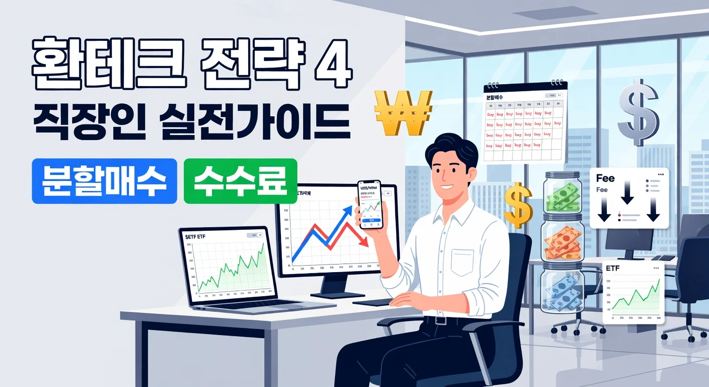 환테크 전략 4가지 — 환율 변동기 직장인 실전 가이드