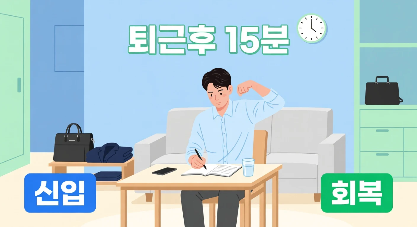 사회초년생 자기계발 — 입사 직후 지치지 않는 15분 루틴 가이드